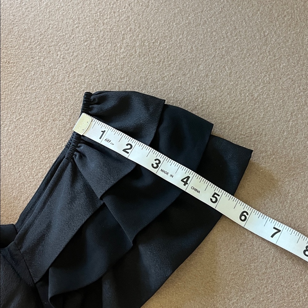 Ann Taylor LOFT Black Ruffle Cap Sleeve
Sheath Dress Size 8 - Picture 7 of 9